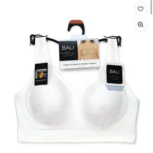 Bali Women's Soft White Support Bra